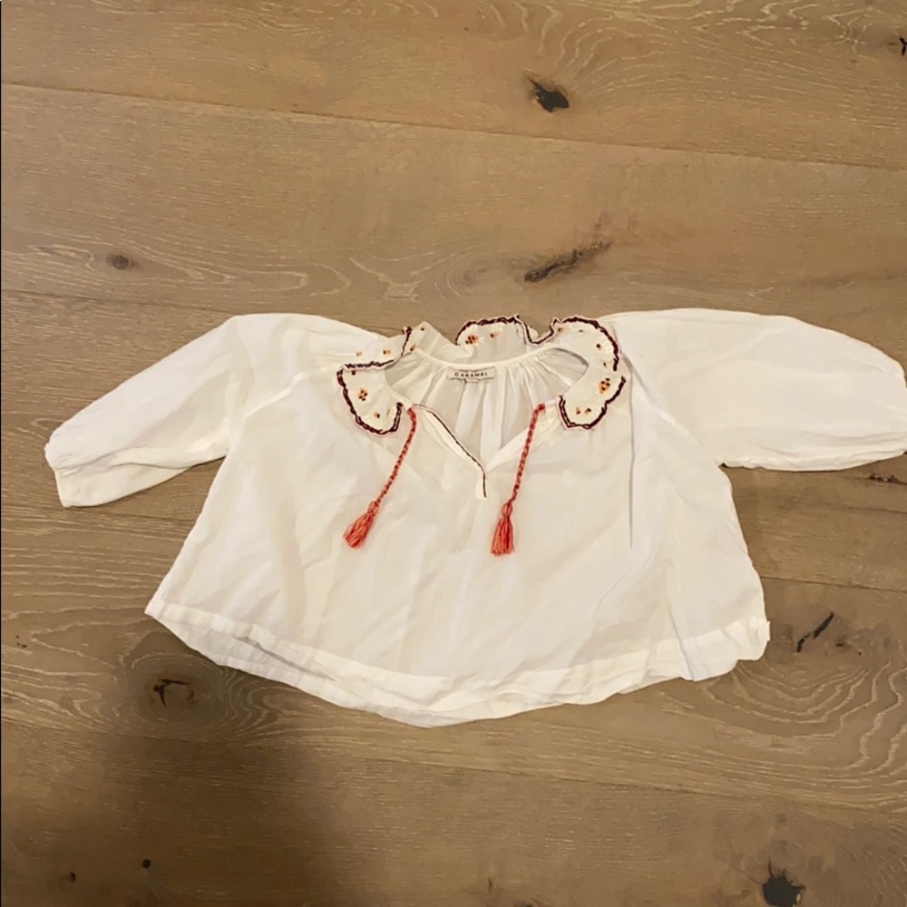 Caramel blouse